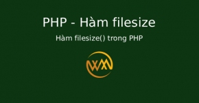 Hàm filesize() trong PHP