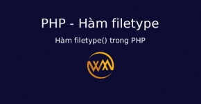 Hàm filetype() trong PHP