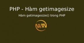 Hàm getimagesize() trong PHP