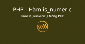 Hàm is_numeric() trong PHP