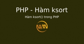 Hàm ksort() trong PHP