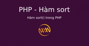 Hàm sort() trong PHP