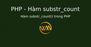 Hàm substr_count() trong PHP