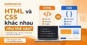 HTML và CSS khác nhau như thế nào?