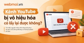 Kênh YouTube bị vô hiệu hóa có lấy lại được không?