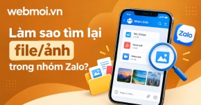 Làm sao tìm lại file/ảnh trong nhóm Zalo?