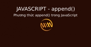 Phương thức append() trong JavaScript