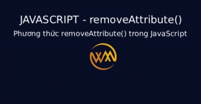 Phương thức removeAttribute() trong JavaScript