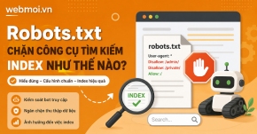 Robots.txt chặn công cụ tìm kiếm index như thế nào?