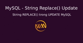 String REPLACE() trong UPDATE MySQL