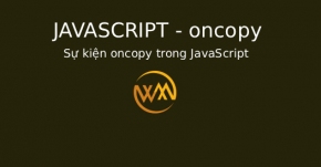 Sự kiện oncopy trong JavaScript