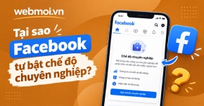 Tại sao Facebook tự bật chế độ chuyên nghiệp?