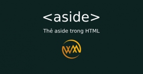 Thẻ aside trong HTML