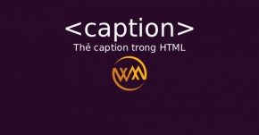 Thẻ caption trong HTML