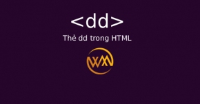 Thẻ dd trong HTML