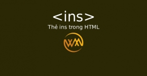 Thẻ ins trong HTML