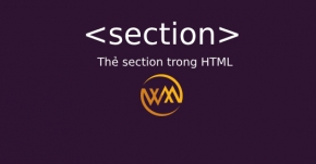 Thẻ section trong HTML