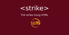 Thẻ strike trong HTML
