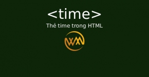 Thẻ time trong HTML
