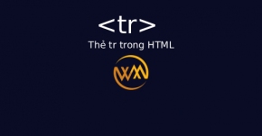Thẻ tr trong HTML