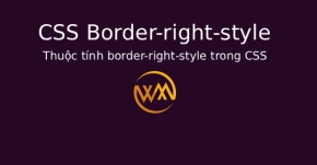 Thuộc tính border-right-style trong CSS