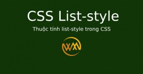 Thuộc tính list-style trong CSS