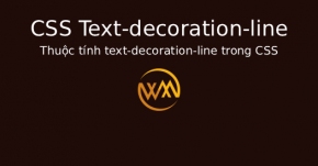 Thuộc tính text-decoration-line trong CSS
