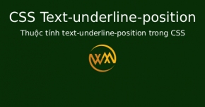 Thuộc tính text-underline-position trong CSS