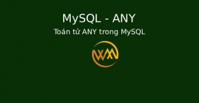 Toán tử ANY trong MySQL