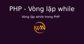 Vòng lặp while trong PHP