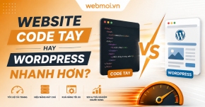 Website Code Tay Hay WordPress Nhanh Hơn?