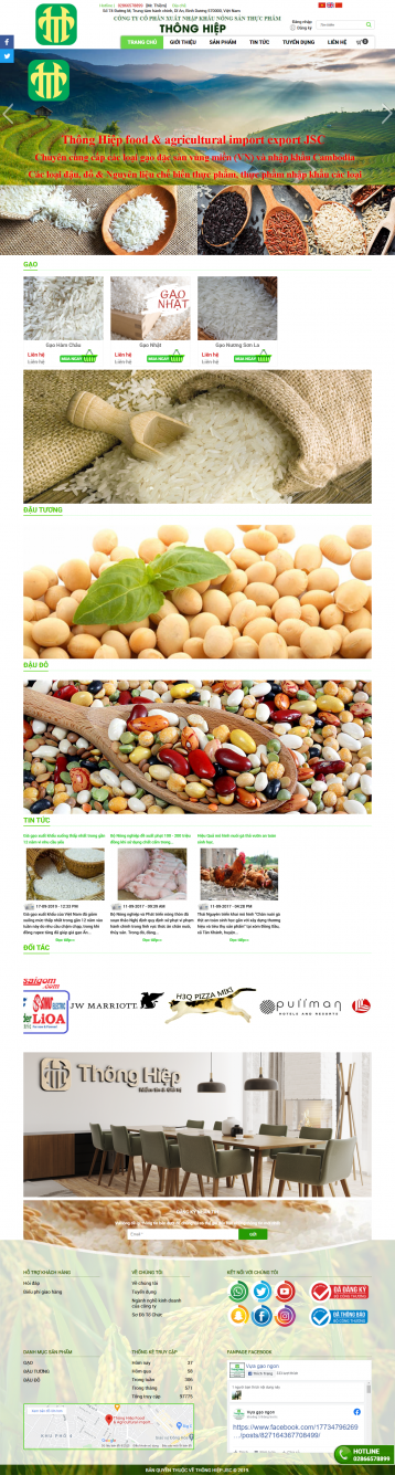 Thiết kế website Bán Đặc Sản WM 02