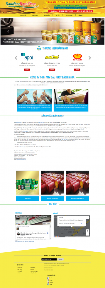 Thiết kế website Bán Dầu Nhớt, Phân phối Dầu Nhớt WM 01 Thiết kế website Bán Dầu Nhớt, Phân phối Dầu Nhớt WM 01