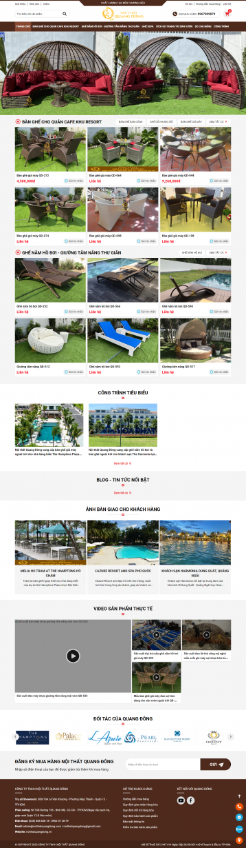 Thiết kế website Bán hàng Nội thất, Bán đồ nội thất WM 15