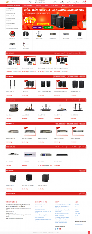 Thiết kế website Bán Loa, Bán Thiết bị âm thanh Audio WM 02 tại Nghệ An Thiết kế website Bán Loa, Bán Thiết bị âm thanh Audio WM 02 tại Nghệ An
