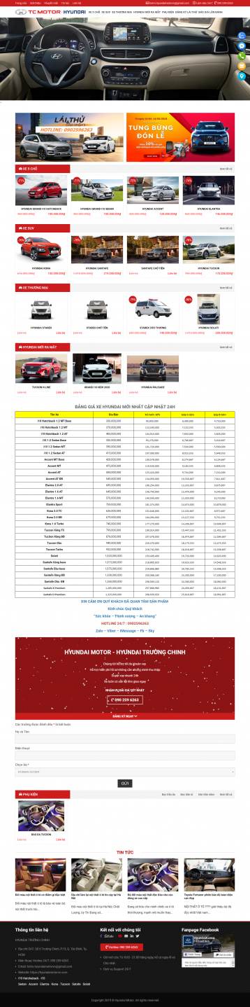 Thiết kế website Bán xe, ô tô, xe máy WM 02