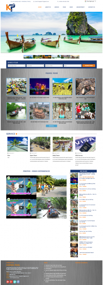 Thiết kế website Dịch vụ Du lịch, Tour Du lịch, Lữ hành WM 03 Thiết kế website Dịch vụ Du lịch, Tour Du lịch, Lữ hành WM 03