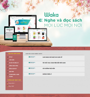 Thiết kế website Đọc truyện online WM 01
