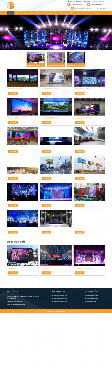Thiết kế website Màn Hình Led WM 01 tại Hải Dương Thiết kế website Màn Hình Led WM 01 tại Hải Dương