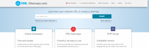 Tạo file sitemap online cho website