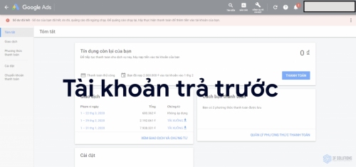 Google có mấy loại tài khoản quảng cáo 1