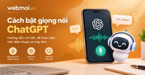 Cách bật giọng nói ChatGPT