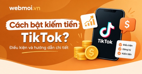 Cách bật kiếm tiền TikTok?