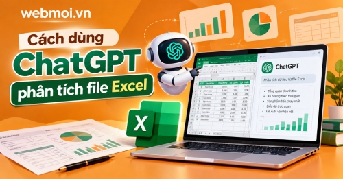 Cách dùng ChatGPT phân tích file Excel Cách dùng ChatGPT phân tích file Excel