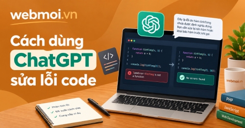 Cách dùng ChatGPT sửa lỗi code Cách dùng ChatGPT sửa lỗi code