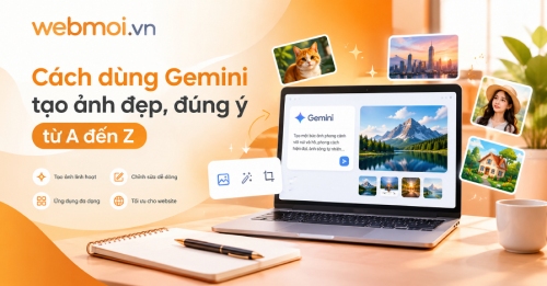 Cách dùng Gemini tạo ảnh Cách dùng Gemini tạo ảnh