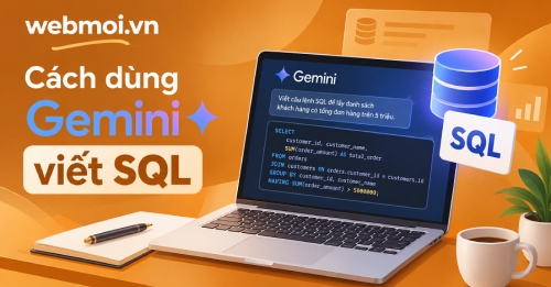 Cách dùng Gemini viết SQL