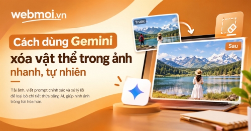 Cách dùng Gemini xóa vật thể trong ảnh Cách dùng Gemini xóa vật thể trong ảnh
