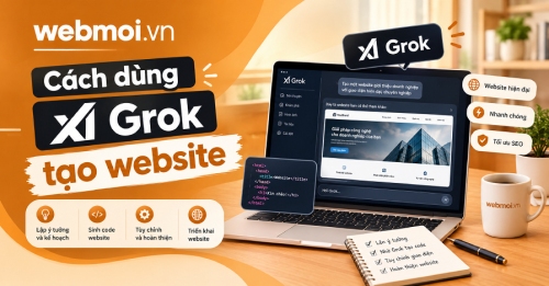 Cách dùng Grok tạo website