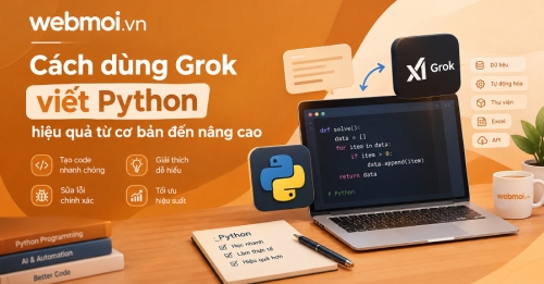 Cách dùng Grok viết Python